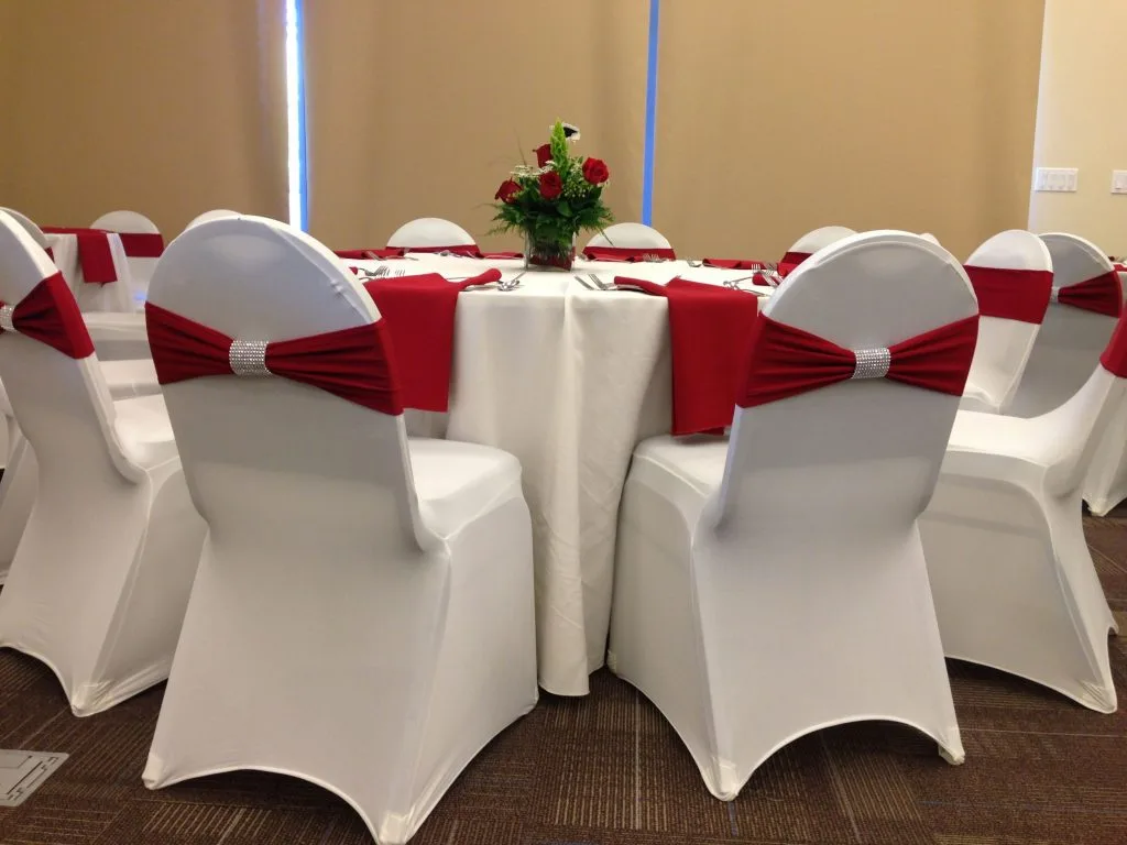 Banquet Chairs and table in qatar scaled
